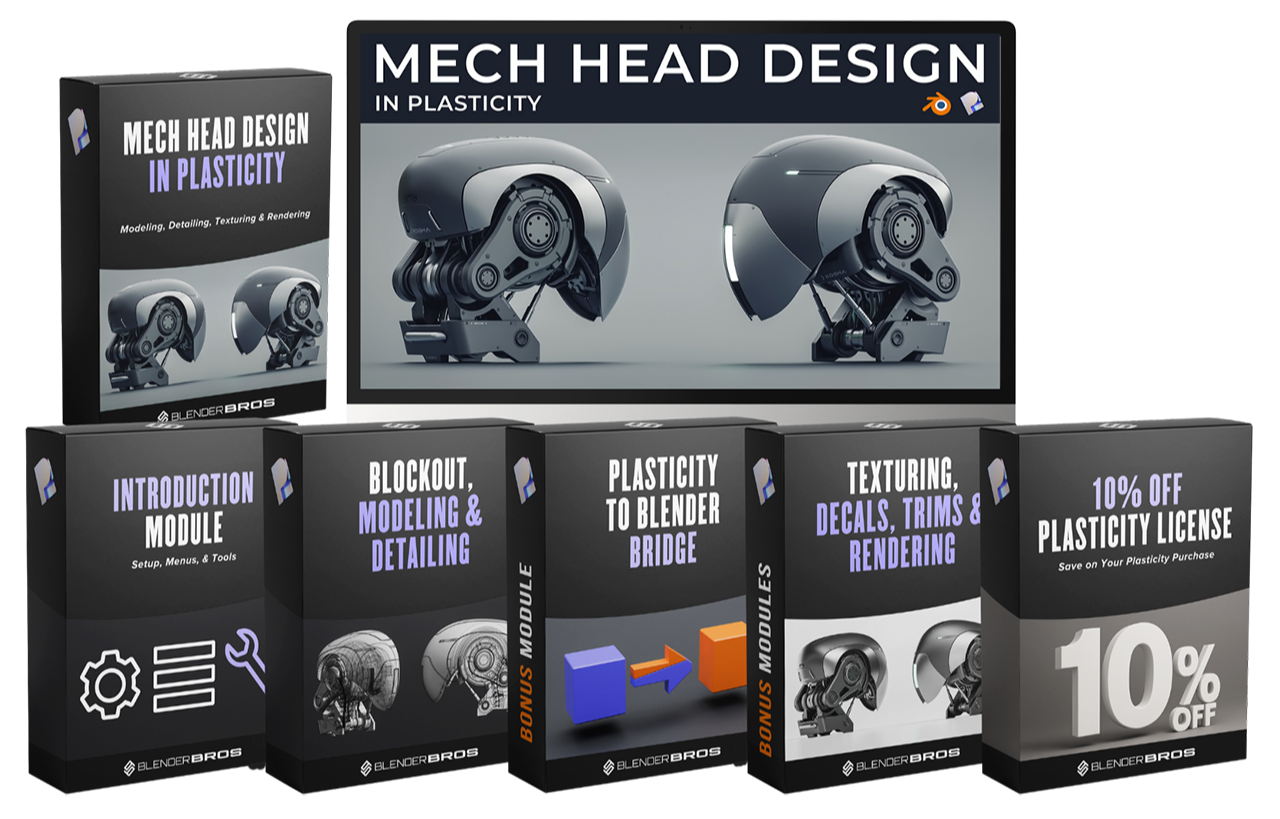Mech Head Design in Plasticity