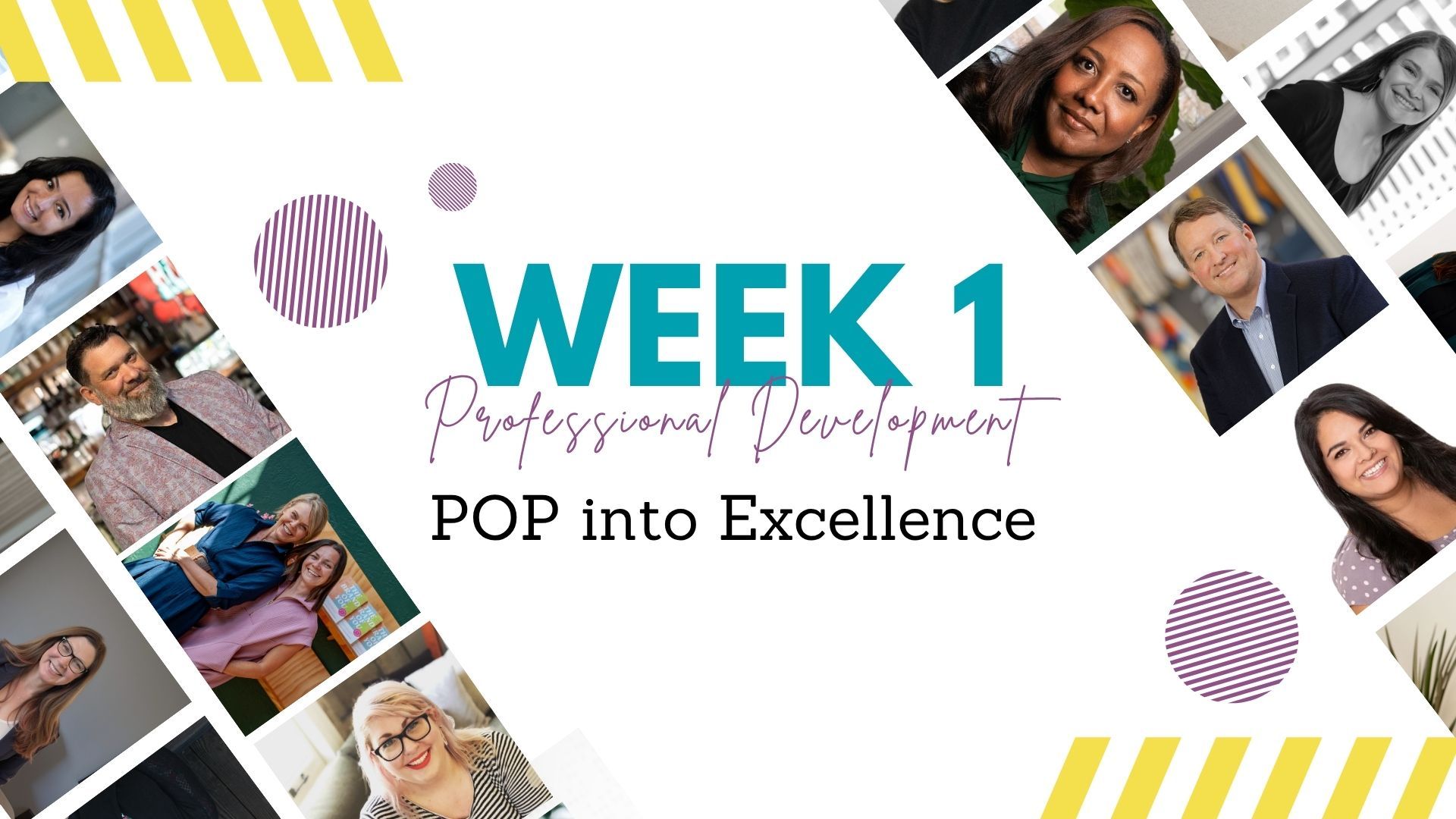 Professional Development Sessions - POP into Excellence