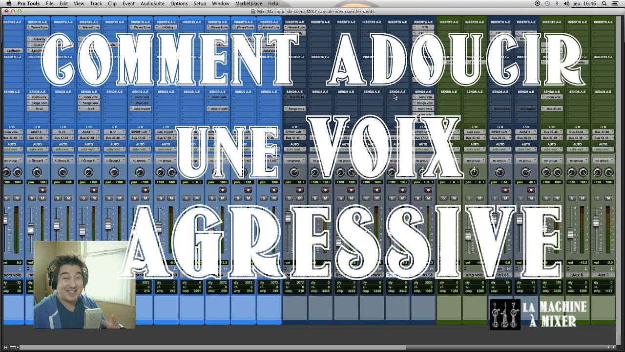 Etienne Tremblay – adoucir une voix agressive au mix