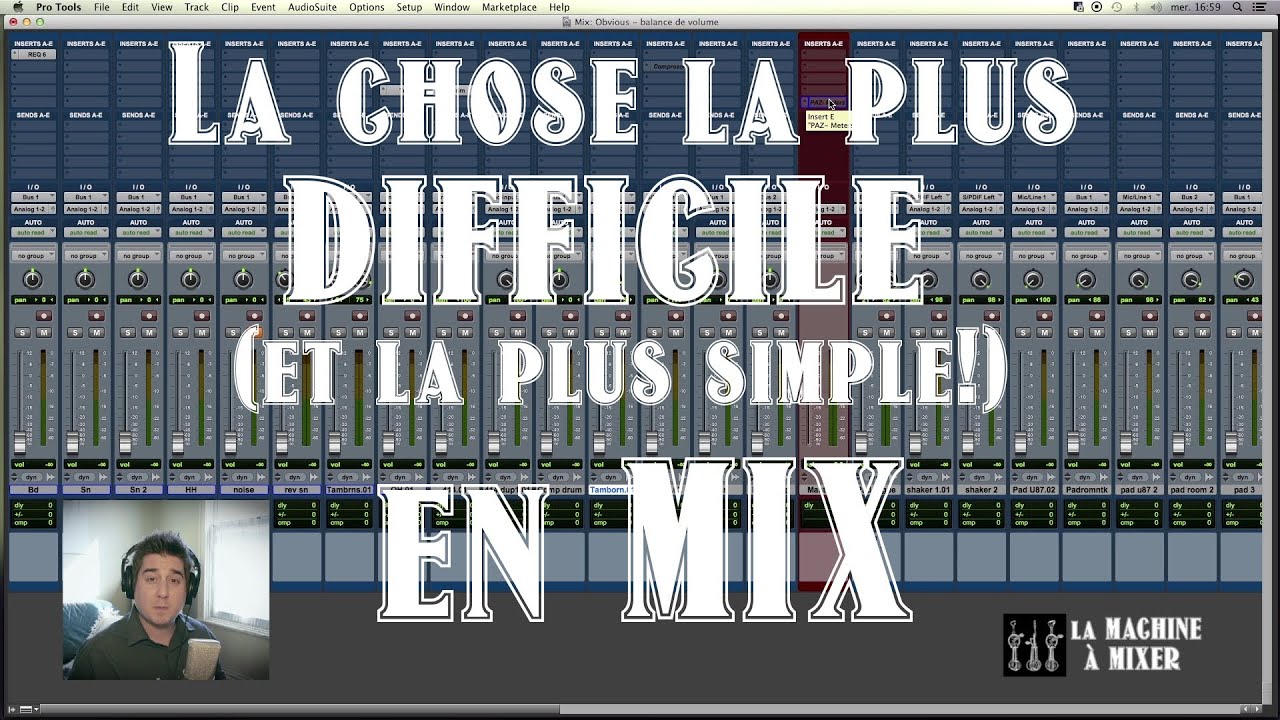 Etienne Tremblay – la balance de volume en mix