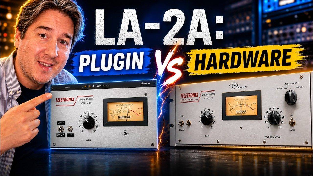 Etienne Tremblay compare le LA-2A plugin et analogique