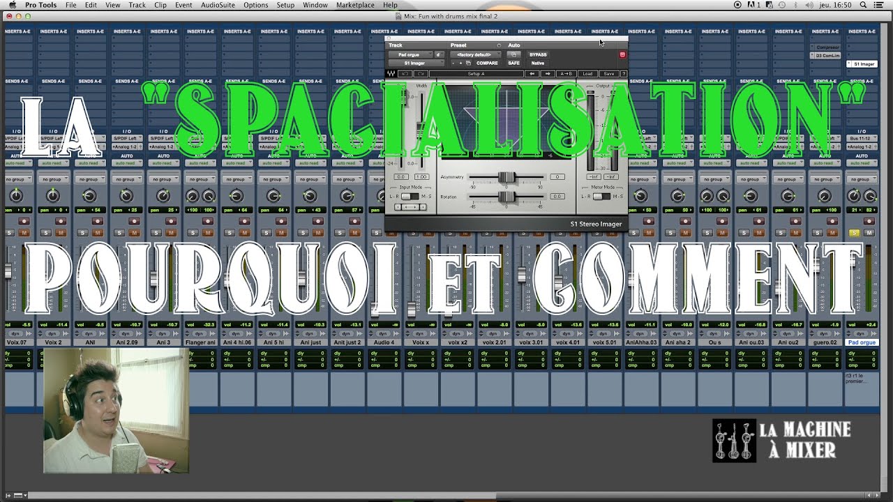 Etienne Tremblay – la spatialisation et le panoramique dans le mix