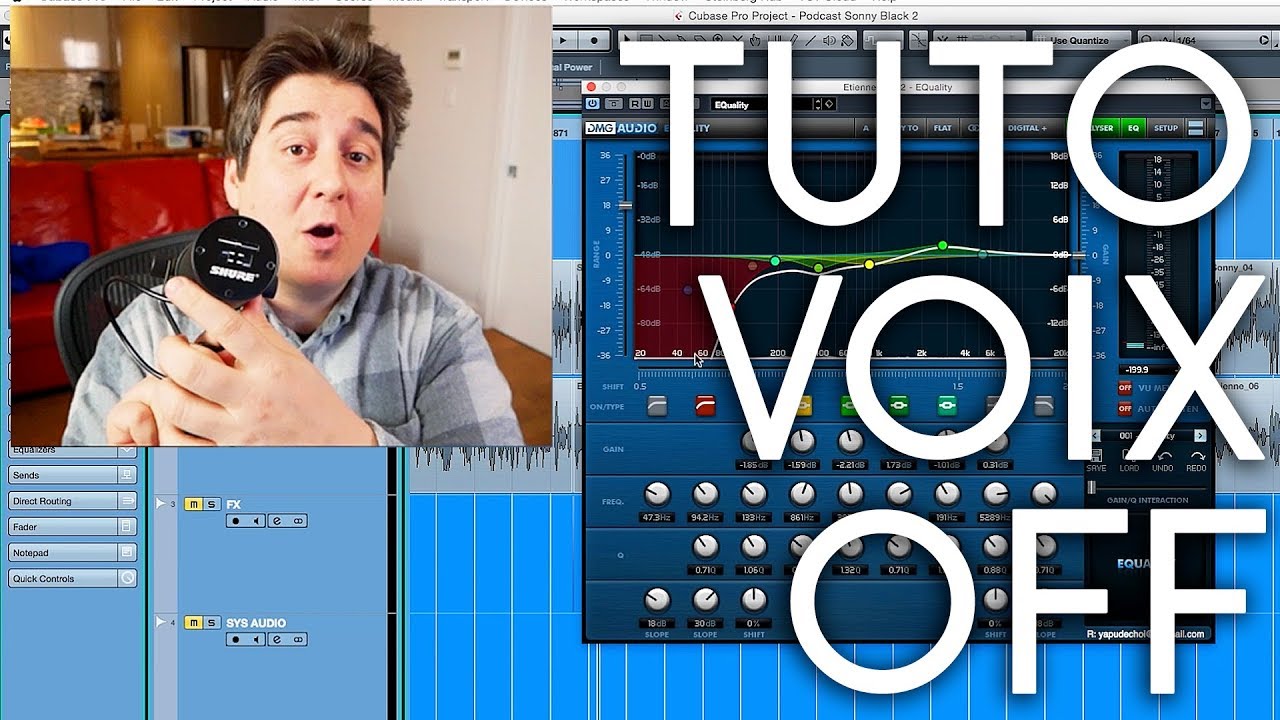 Etienne Tremblay – enregistrer et mixer une voix off