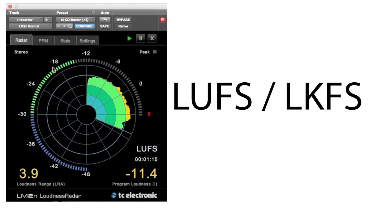 Etienne Tremblay – LUFS et LKFS en mastering