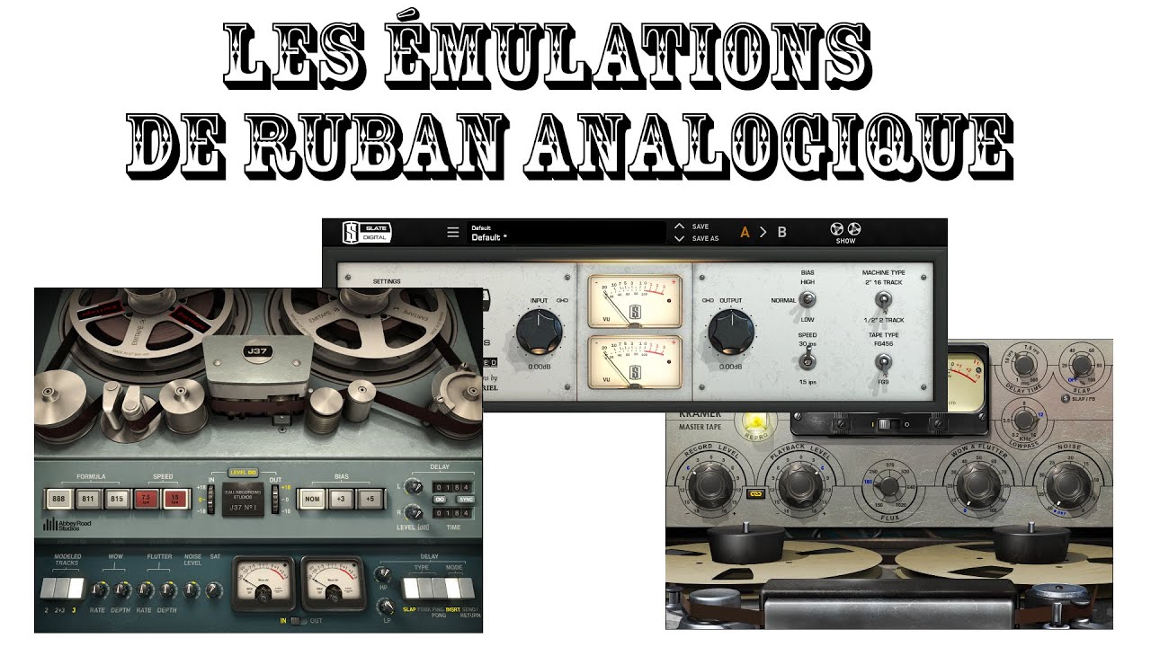 Etienne Tremblay – comparatif d'émulations de bande magnétique