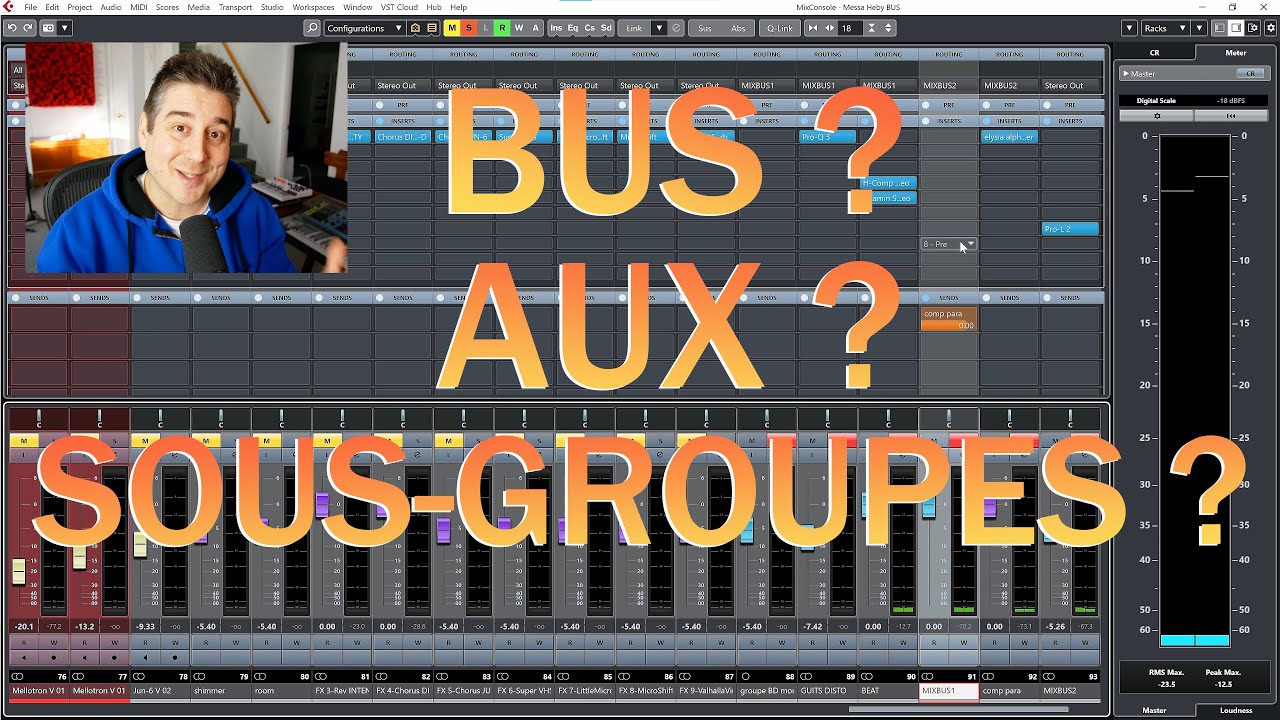 Etienne Tremblay – bus, auxiliaires et sous-groupes
