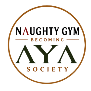 Naughty Gym becoming AYA Society logo