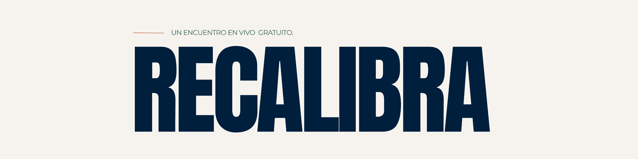 Regístrate a Recalibra