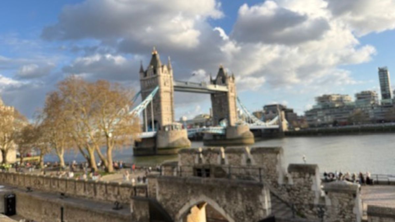 Tower Bridge and the River Thames in London