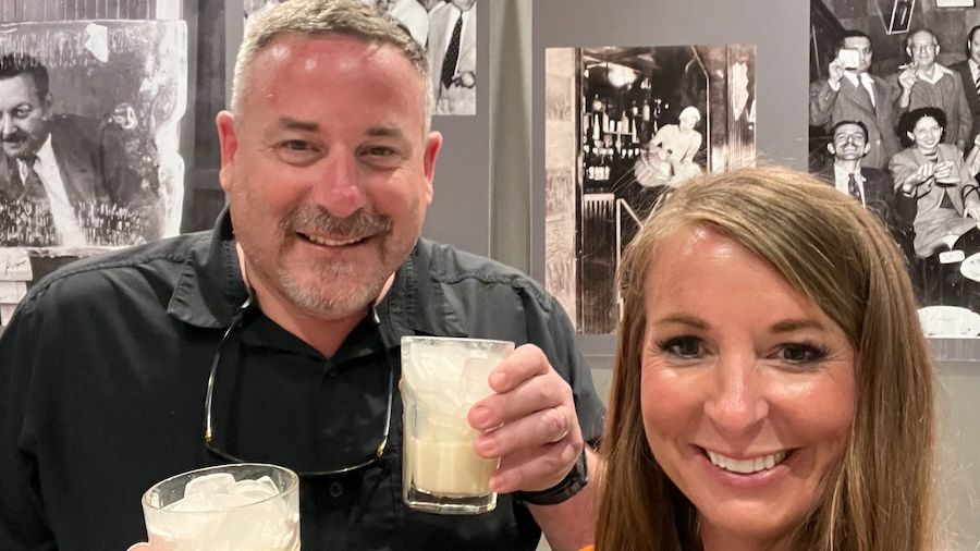 scott and melissa at casa bacardi mixology class