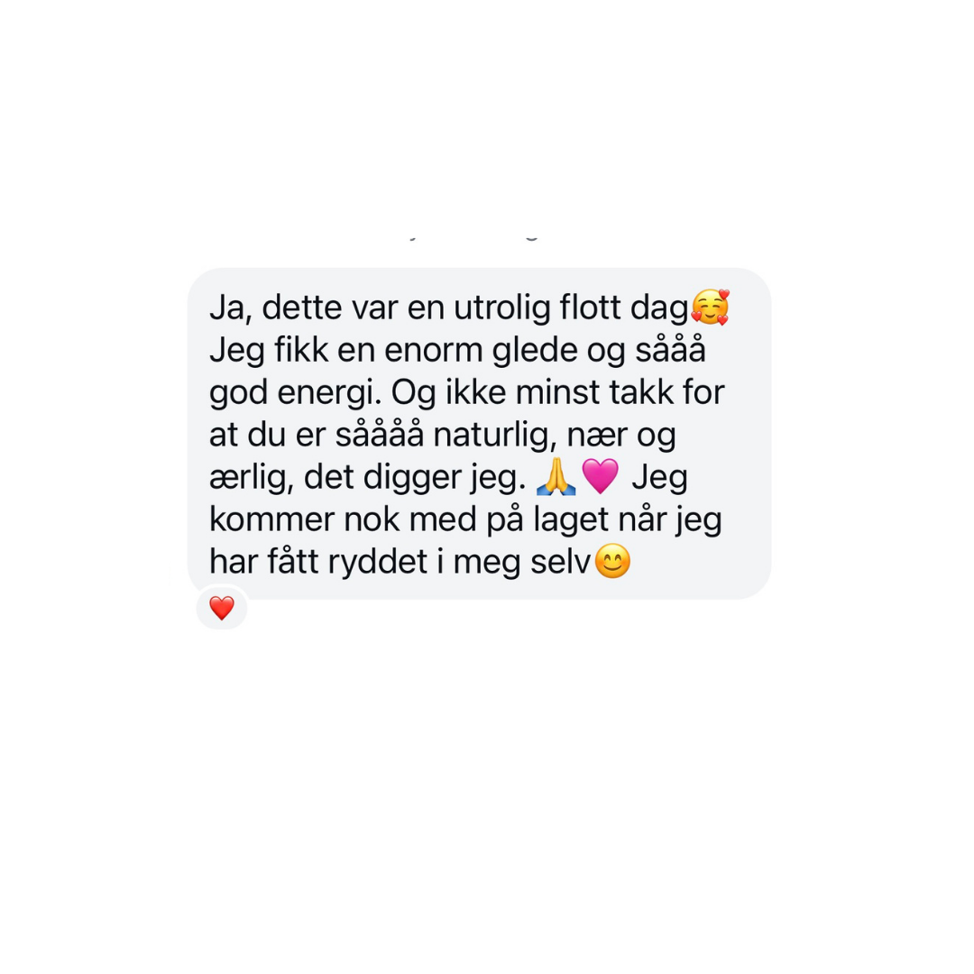 Tilbakemelding fra deltaker