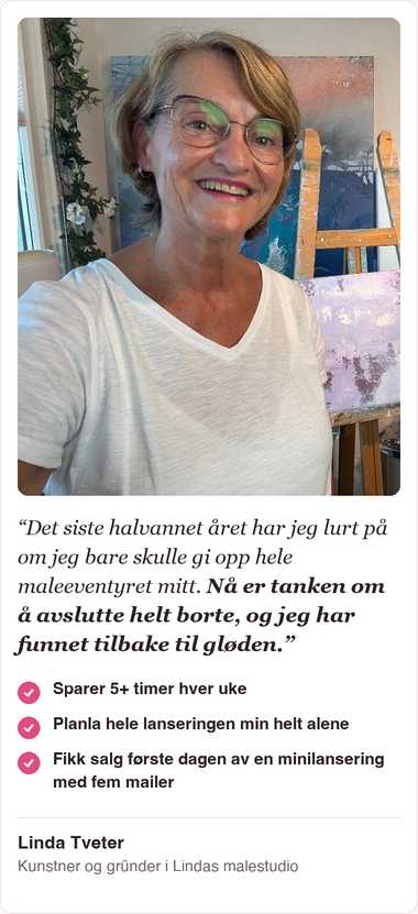 Linda Tveter testimonial