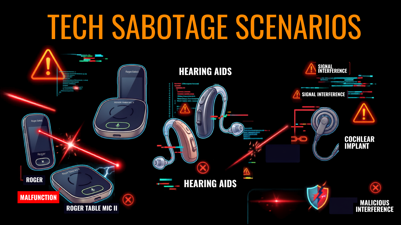 Tech sabotage scenarios