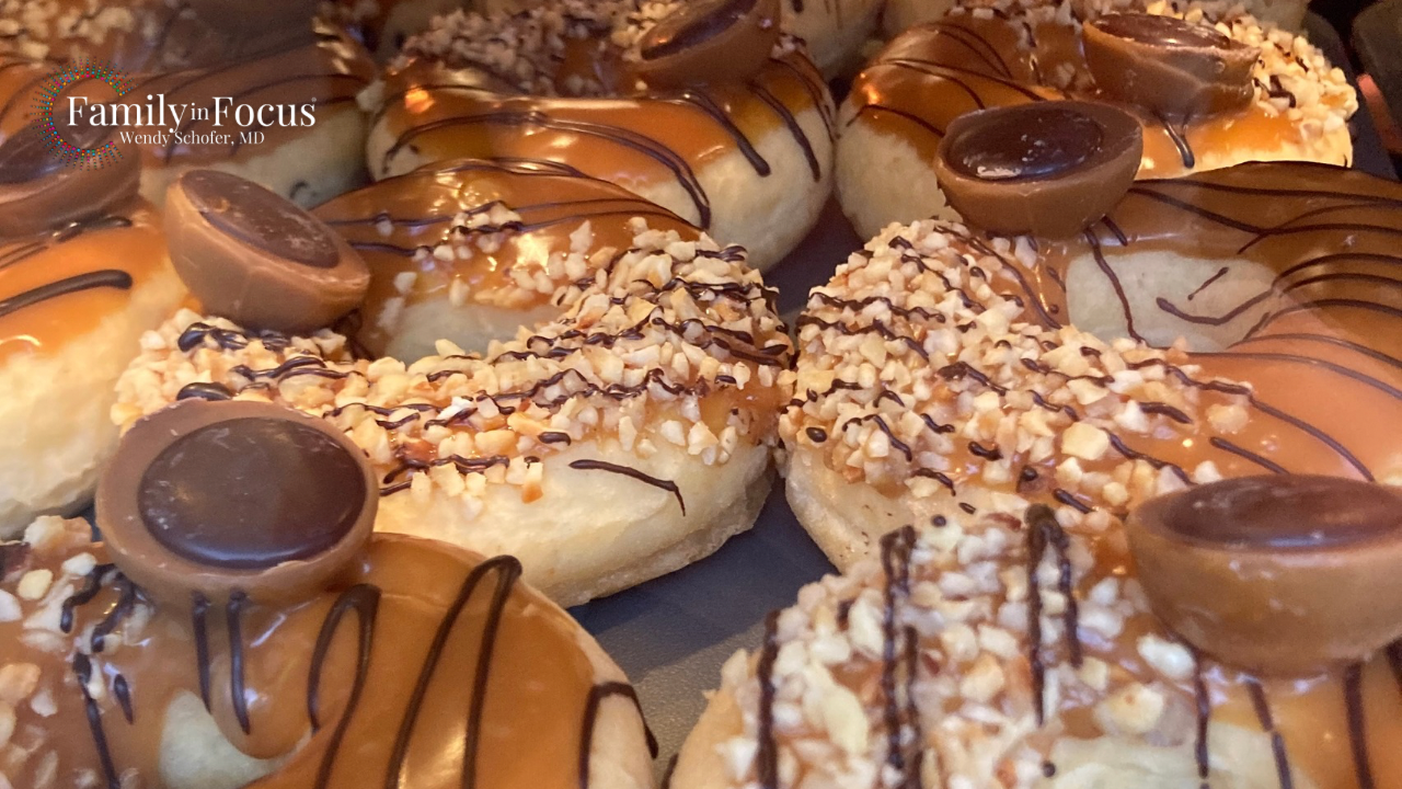 peanut butter and chocolate bagels as Family in Focus eats its way through Denmark