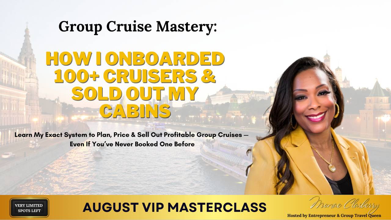 Group Cruise Masterclass: How to Sell Out & Profit from 100+ Cruisers