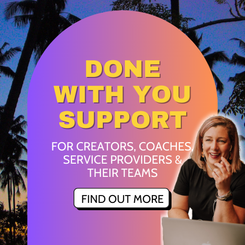 DONE WITH YOU SUPPORT