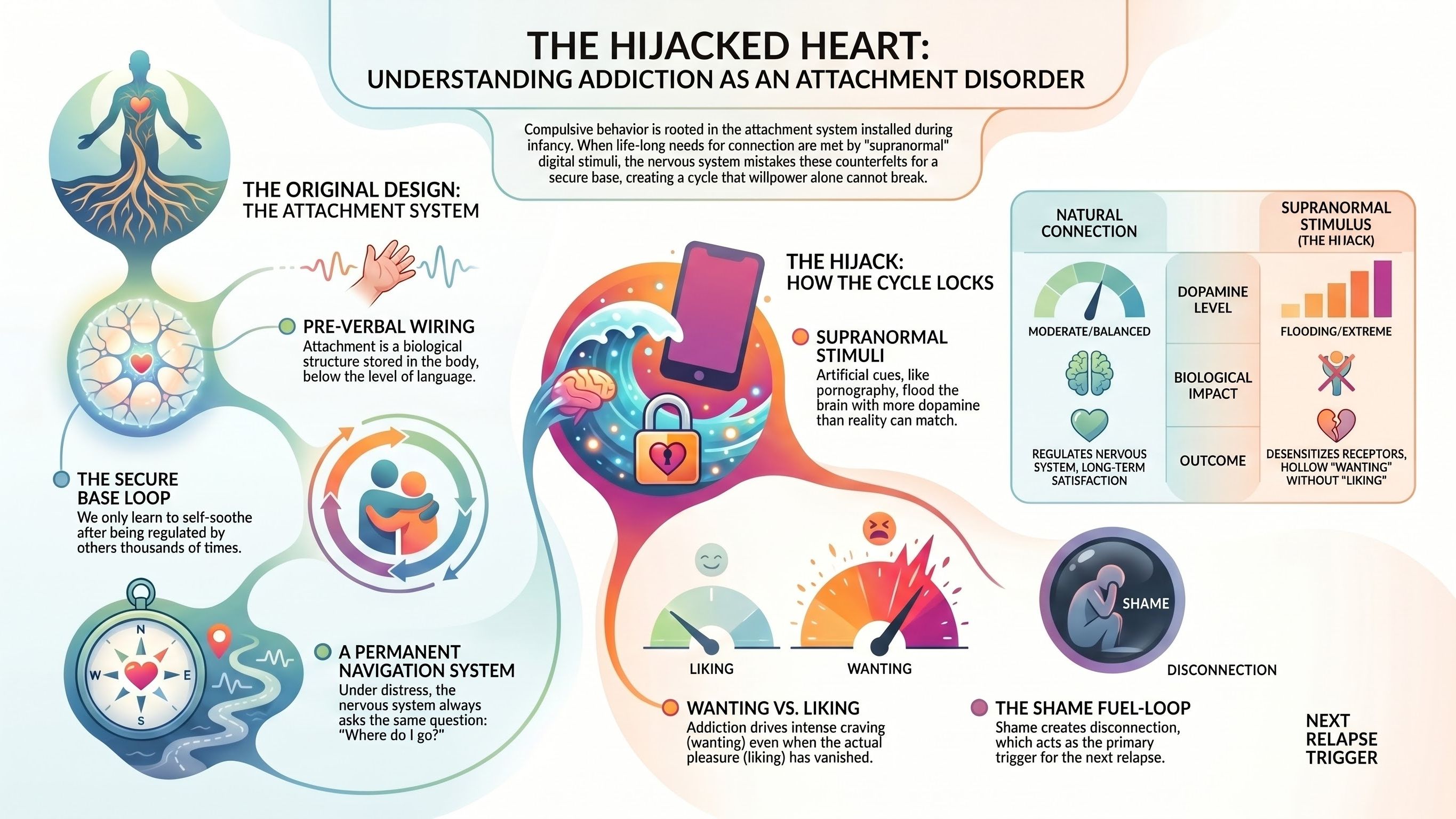 Addiction is an attachment disorder