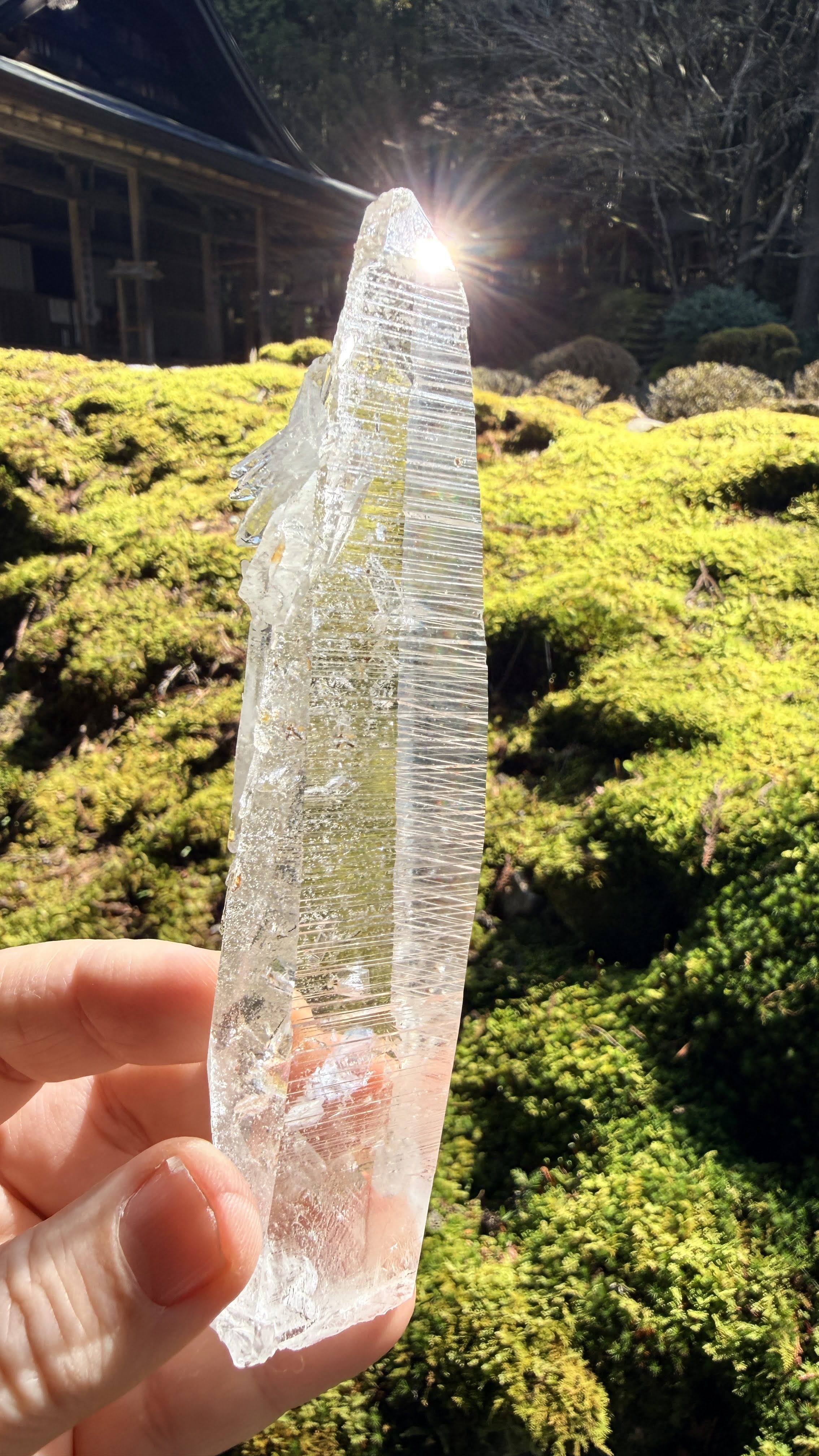 acitvating a  lemurian light crystal