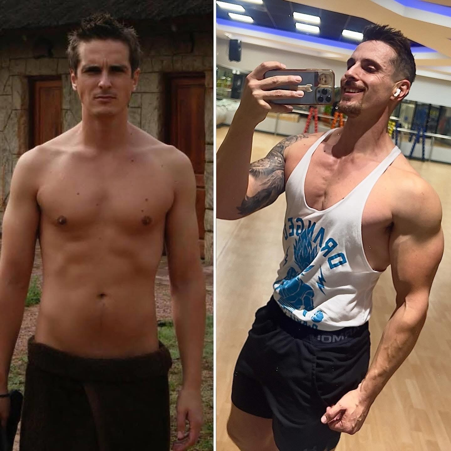Jacque Visagie before and after transformation