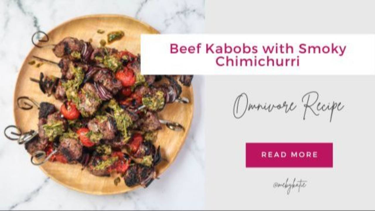 Beef Kabobs with Smoky Chimichurri