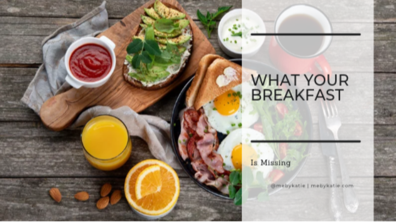 Healthy breakfast plate with protein and healthy fats to keep hunger steady all morning @mebykatie