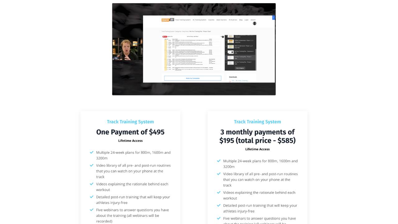 Track Training System - 3 Questions