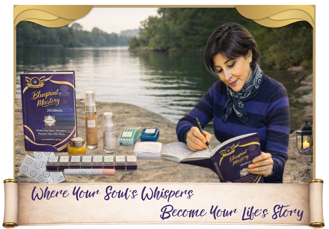 From Scarcity to Abundance: The Alchemy Formula - Woman drinking water with desert transforming to lake