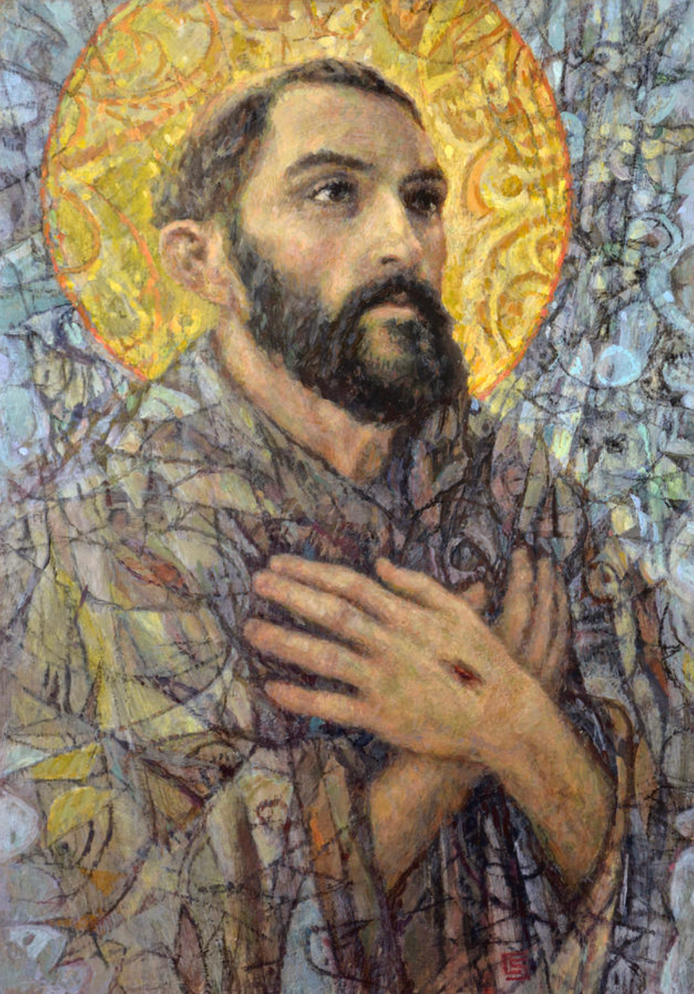 Painting of St. Francis by Cameron Smith.