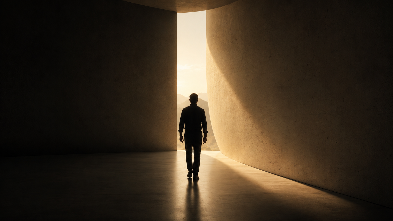 A space carved out for something deeper