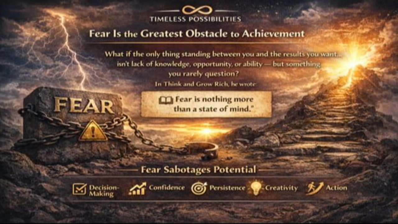 Think and Grow Rich Chapter 15 How to Outwit the Six Ghosts of Fear