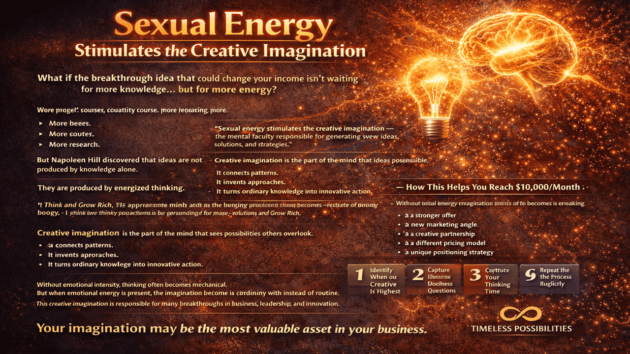 Think and Grow Rich chapter 11  The Mystery Of Sex: Transmutation