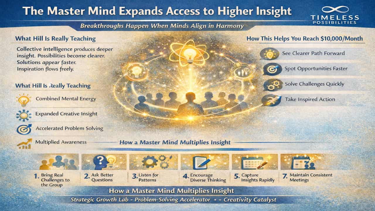 Think and Grow Rich chapter 10 Power of the Master Mind: The Driving Force 