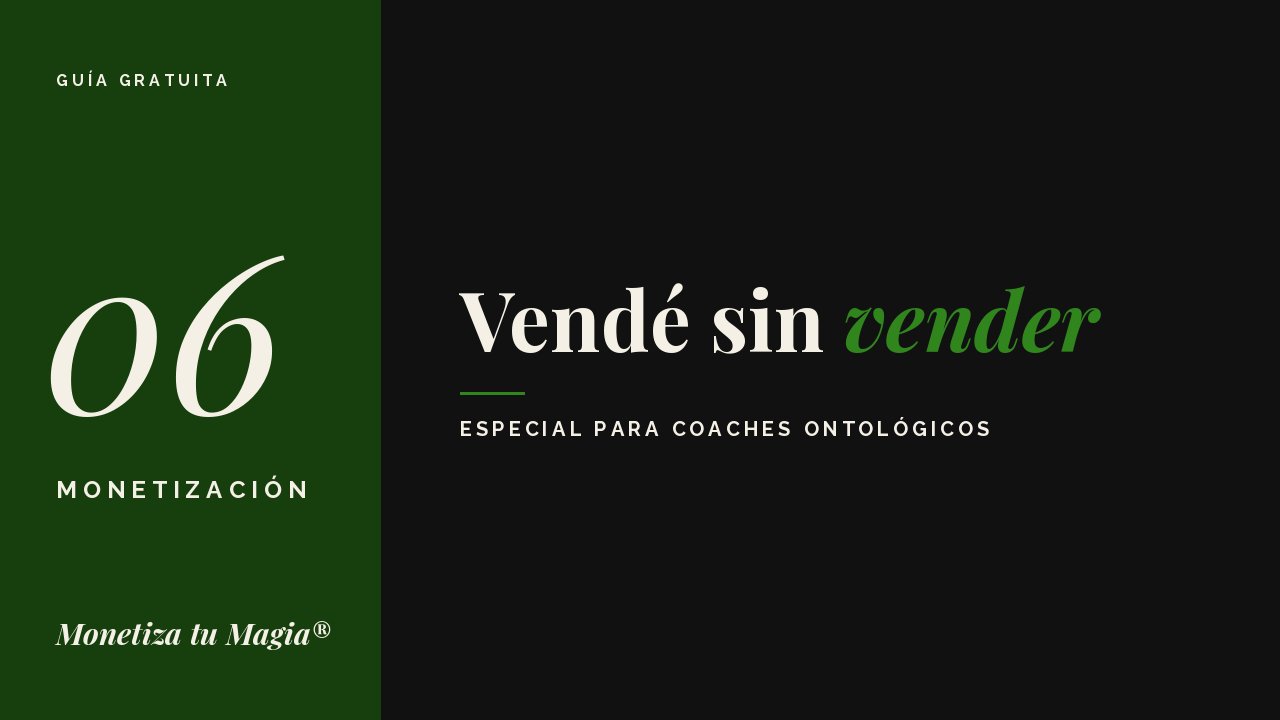 Guía Vendé sin vender