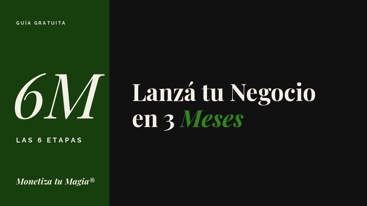 Guía Lanzá tu Negocio en 3 Meses