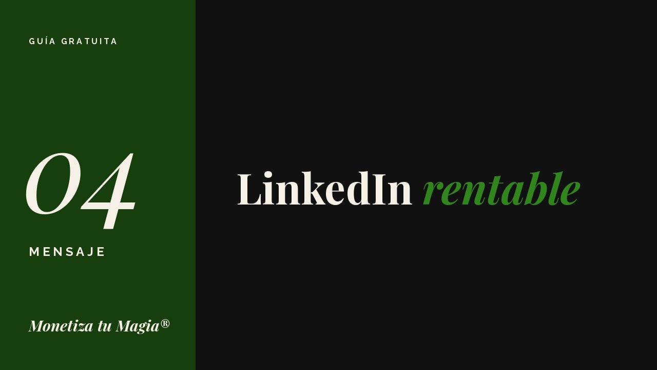 Guía LinkedIn rentable