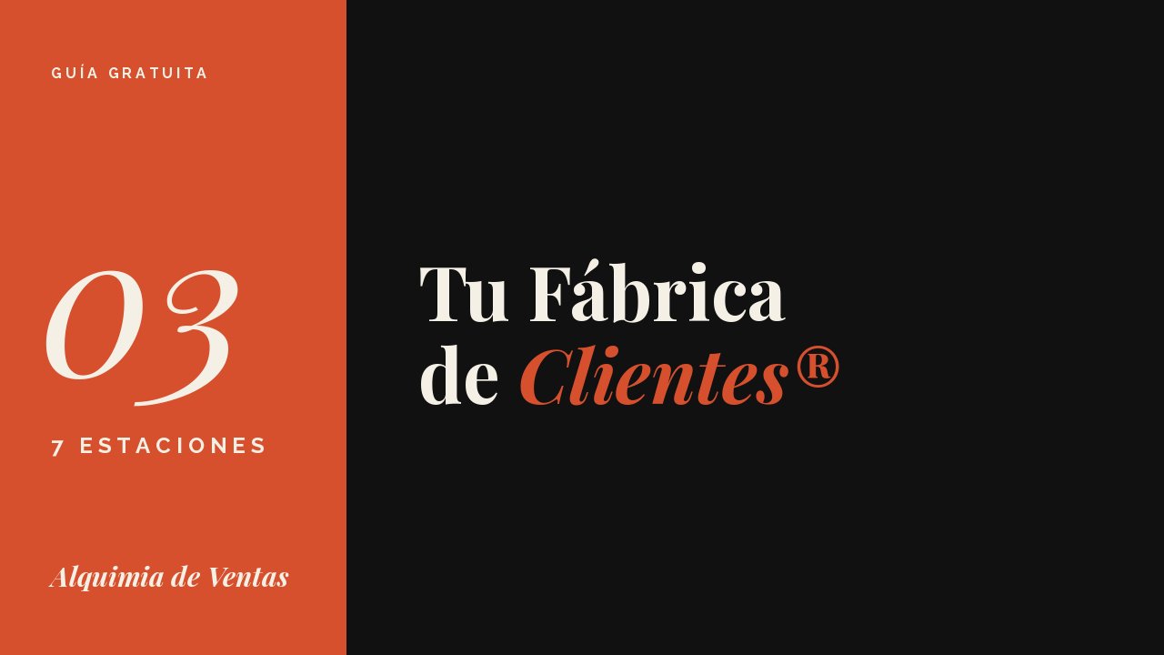 Guía Tu Fábrica de Clientes®
