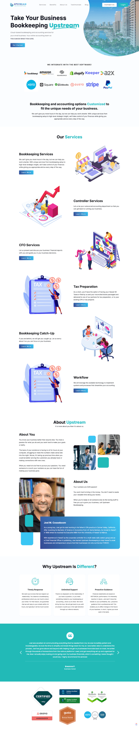 Upstream Bookkeeping