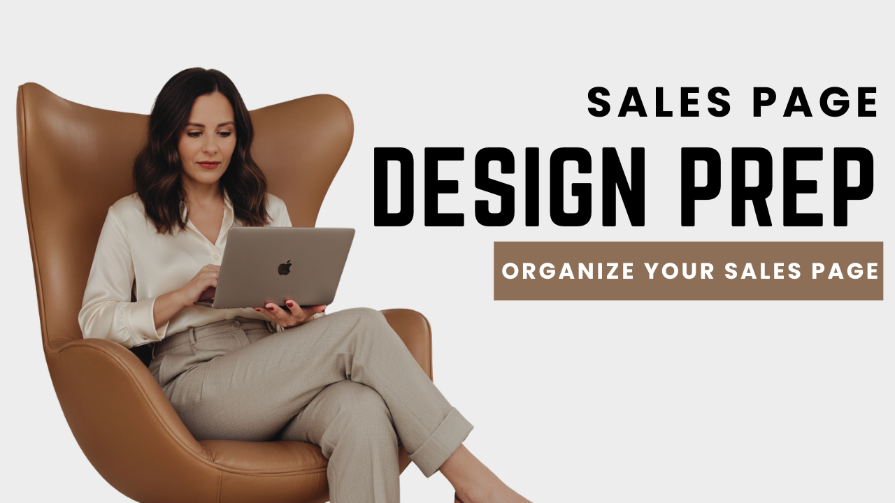 Sales page design 