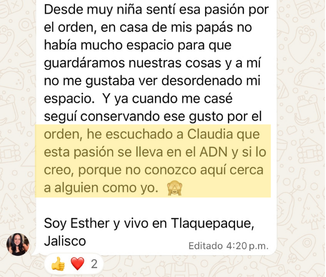 Alumna del Diplomado