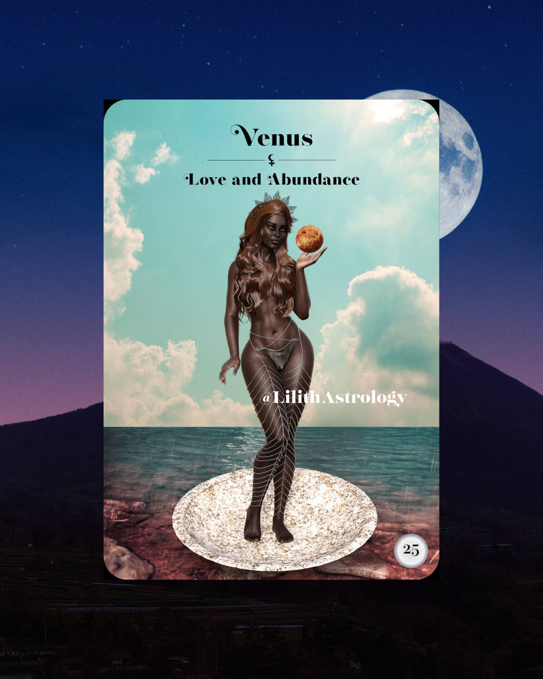 Black Moon Lilith Cosmic Alchemy Oracle Venus Card Black Moon Lilith Cosmic Alchemy Oracle Venus Card