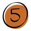 Number five icon.