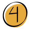 Number four icon.
