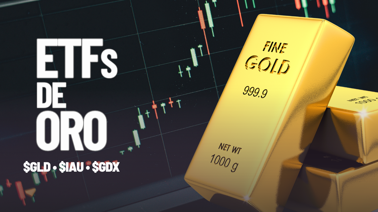 etfs de oro grafico financiero inversion oro gld iau gdx