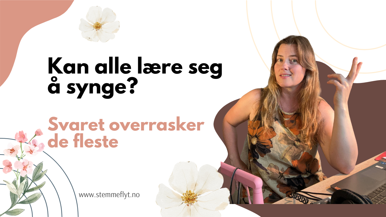 Kan alle lære å synge, Linn Rambøl Skofsrud fra Stemmeflyt svarer på dine spørsmål om sang.