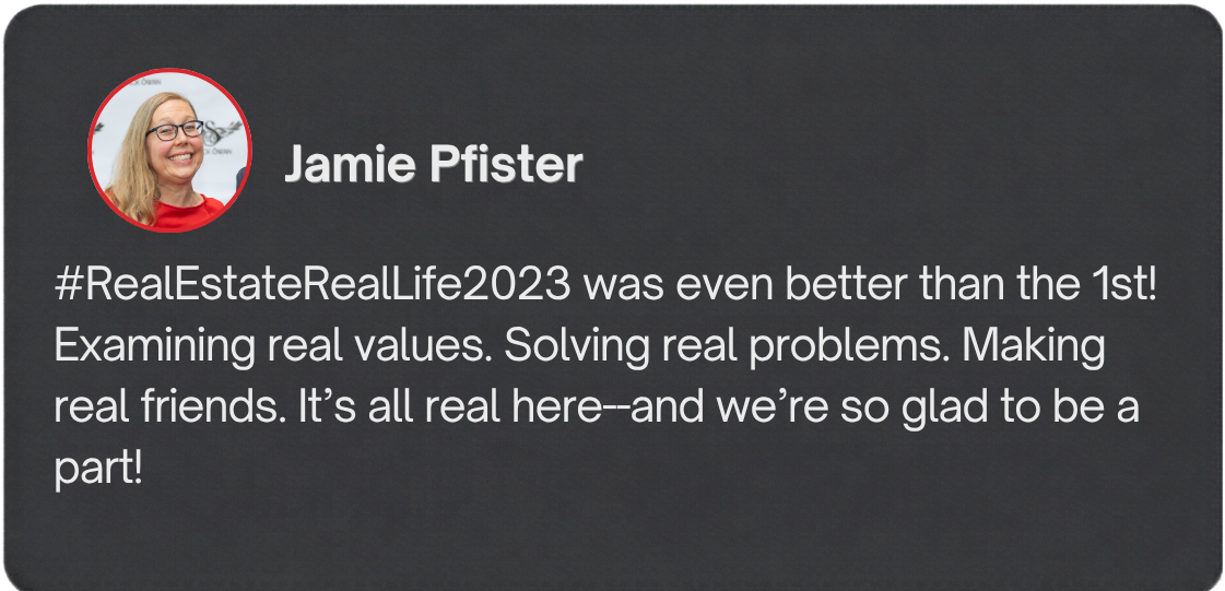 RERL testimonial from Jamie Pfister