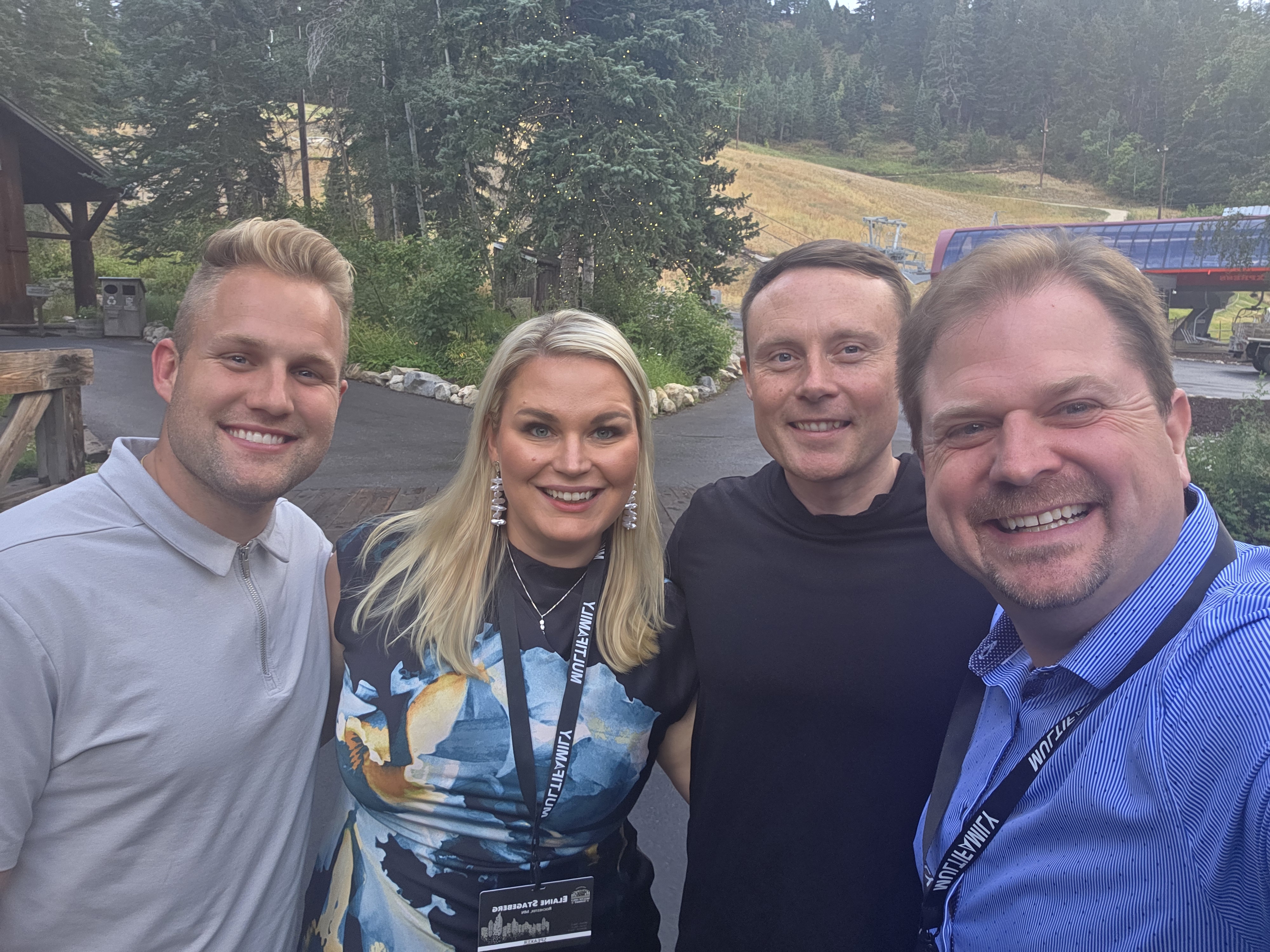 Nick Stageberg, Dr. Elaine Stageberg and Dr. Benjamin Hardy