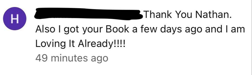 Reader with book
