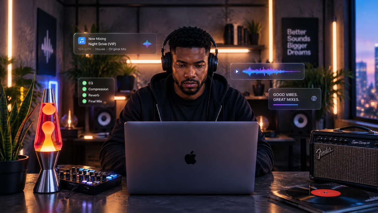 Can I Mix Music Professionally on my Laptop with Headphones?