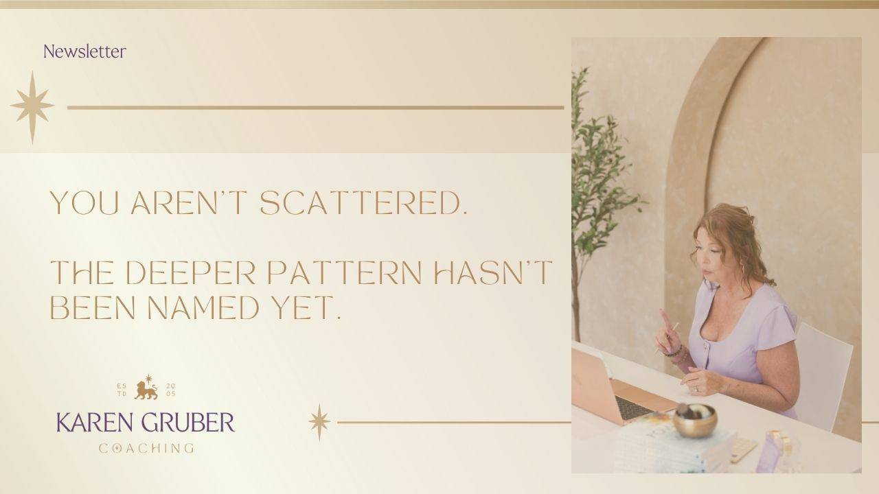 You aren’t scattered. The deeper pattern hasn’t been named yet.