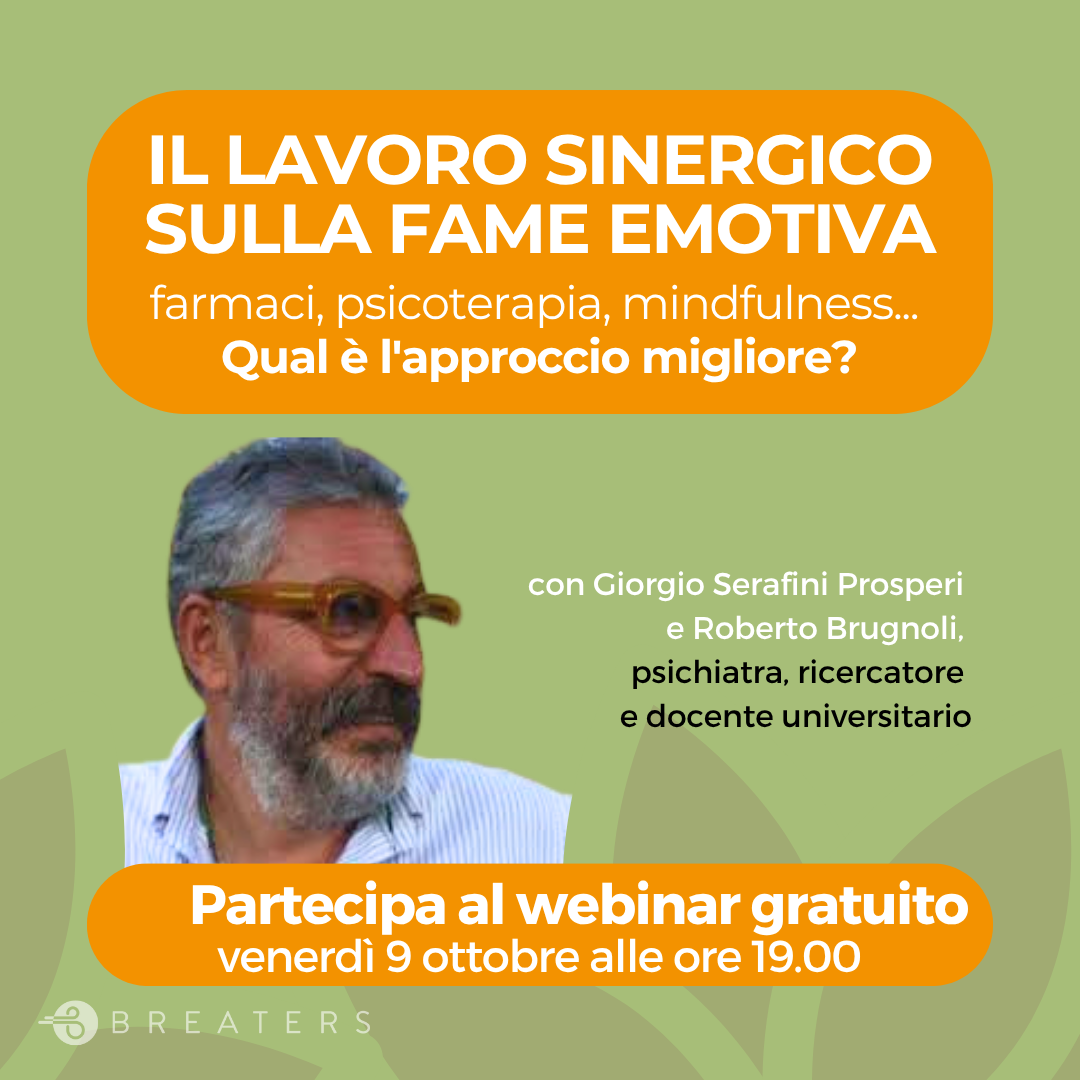 Fame emotiva: partecipa al webinar gratuito